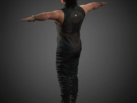 Sam Porter Character 3D Model