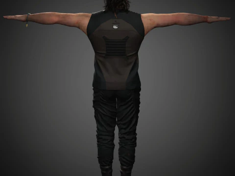 Sam Porter Character 3D Model