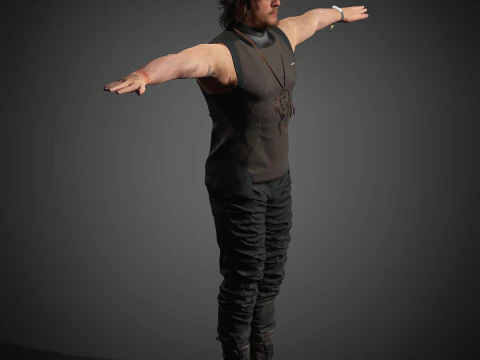 Sam Porter Character 3D Model