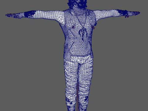 Sam Porter Character 3D Model