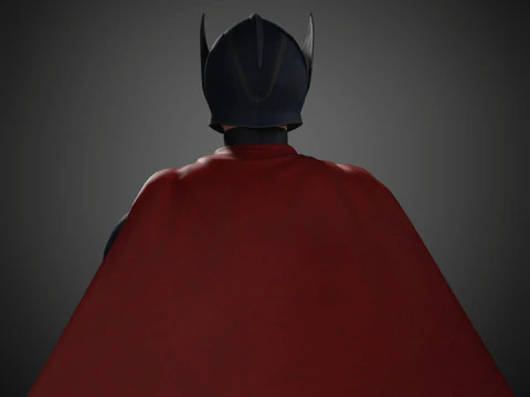 Personaggio di Capitan America Modello 3D