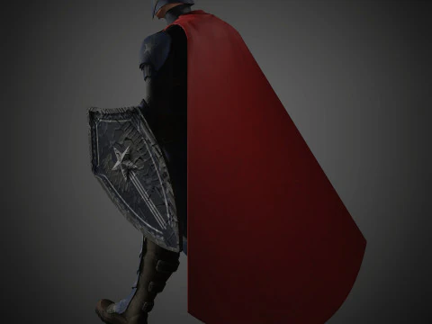 Personaggio di Capitan America Modello 3D