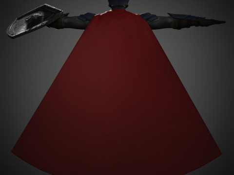 Captain America Character Modelo 3D