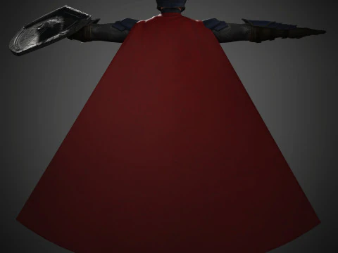 Personaggio di Capitan America Modello 3D