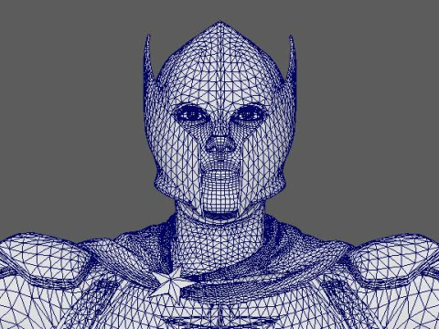 Personaggio di Capitan America Modello 3D