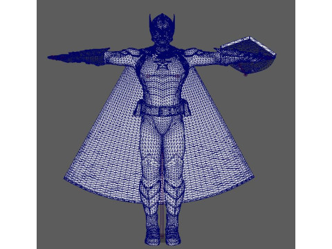 Captain America Character Modelo 3D