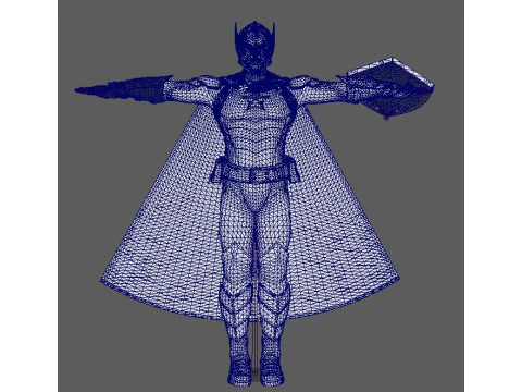 Personaggio di Capitan America Modello 3D