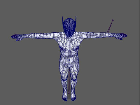 Captain America Character Modelo 3D