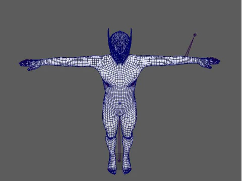 Personaggio di Capitan America Modello 3D