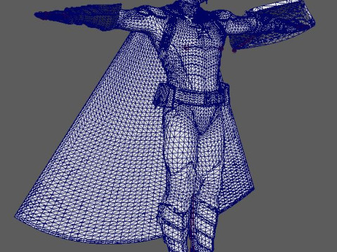 Captain America Character Modelo 3D