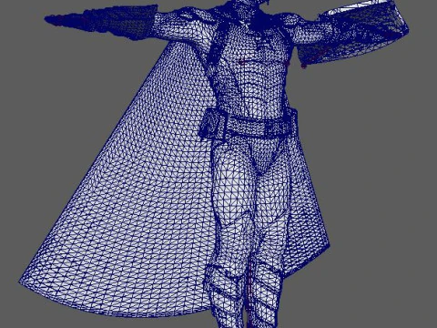 Personaggio di Capitan America Modello 3D