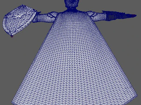 Personaggio di Capitan America Modello 3D