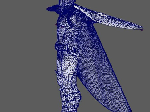 Personaggio di Capitan America Modello 3D