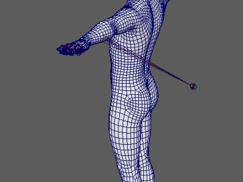 Captain America Character Modelo 3D