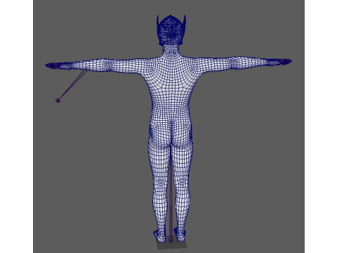 Captain America Character Modelo 3D