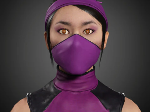 Mileena Character 3D Model