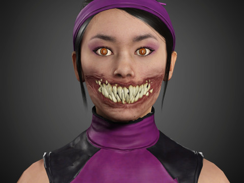 Mileena Character 3D Model