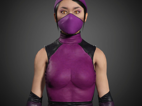 Mileena Character 3D Model