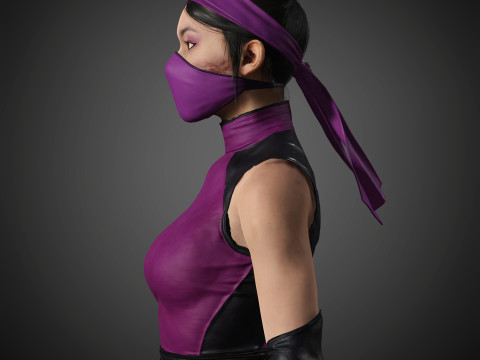 Mileena Character 3D Model