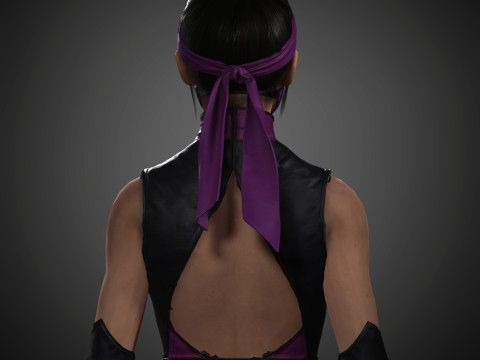 Mileena Character 3D Model