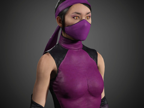 Mileena Character 3D Model