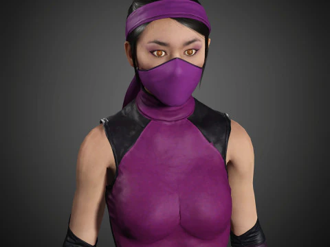 Mileena Character 3D Model