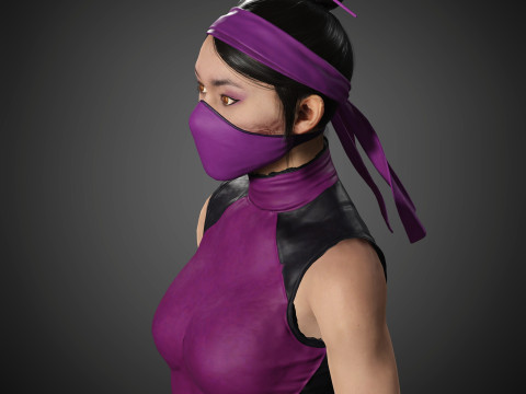 Mileena Character 3D Model