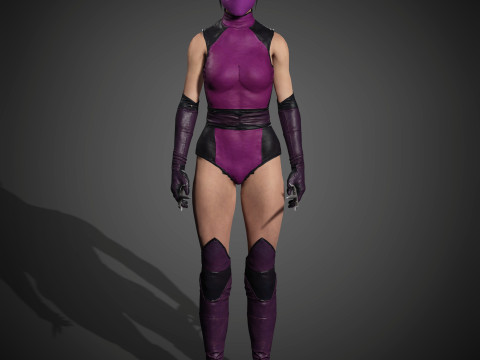 Mileena Character 3D Model