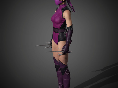 Mileena Character 3D Model