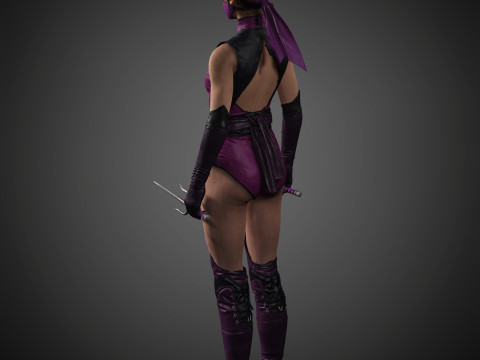 Mileena Character 3D Model
