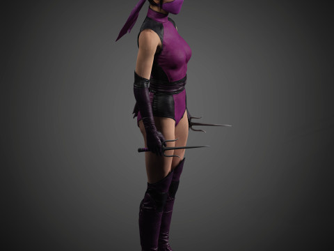 Mileena Character 3D Model