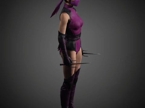 Mileena Character 3D Model