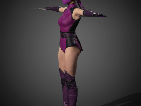 Mileena Character 3D Model