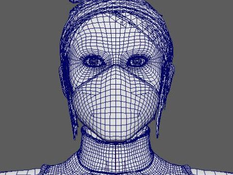 Mileena Character 3D Model