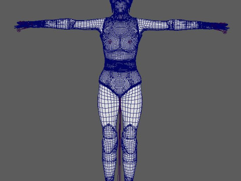 Mileena Character 3D Model