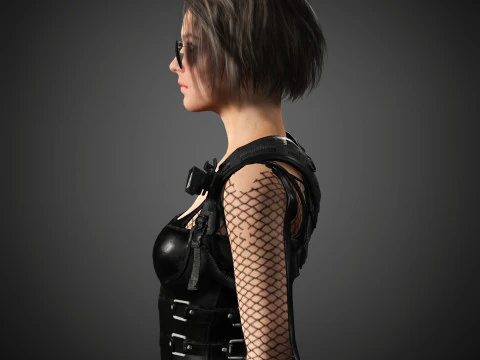 Jill Valentine Character 3D Model
