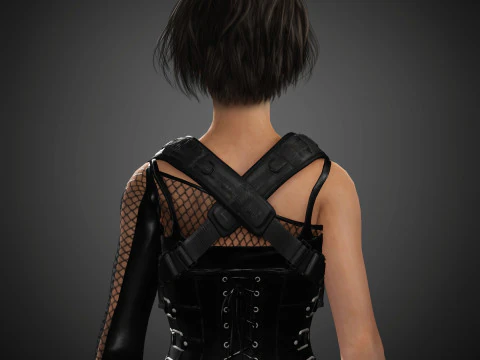 Jill Valentine Character 3D Model
