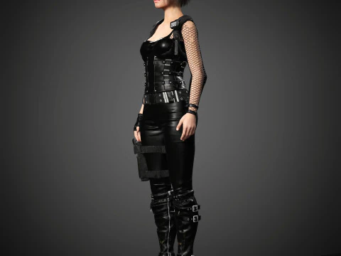 Jill Valentine Character 3D Model