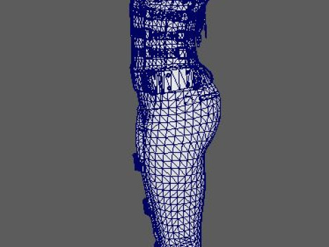 Jill Valentine Character 3D Model