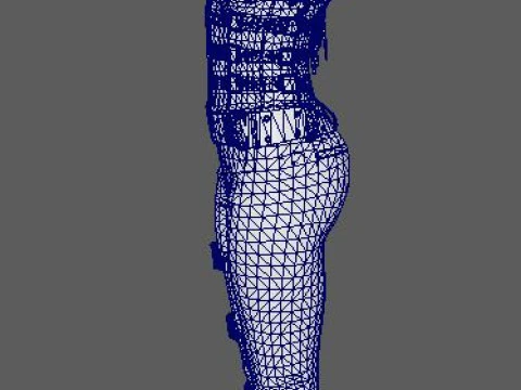 Jill Valentine Character 3D Model