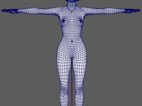 Jill Valentine Character Model 3D