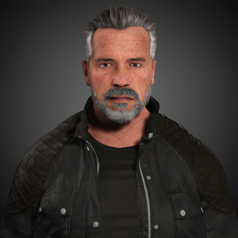 Terminator Character 3D 모델 .c4d .max .obj .3ds .fbx .stl .blend
