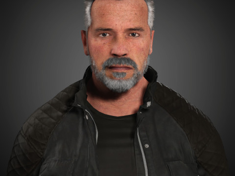 Terminator Character Modelo 3D