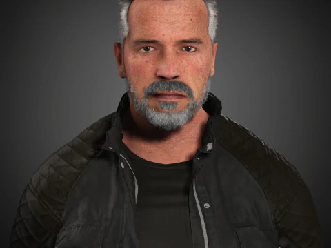 Postać Terminatora Model 3D