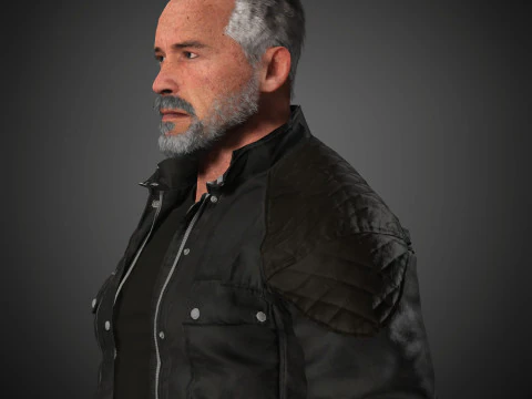 Terminator Character 3D Model