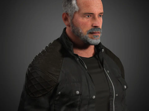 Terminator Character 3D Model