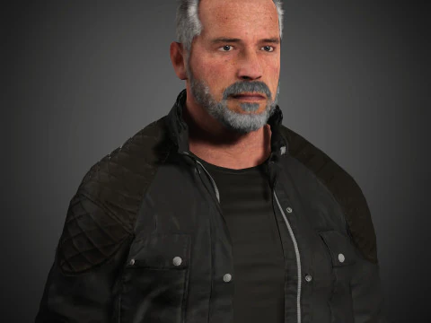 Terminator Character 3D Model
