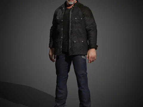 Terminator Character 3D Model
