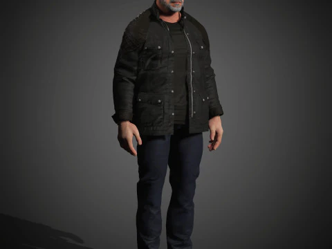 Terminator Character 3D Model