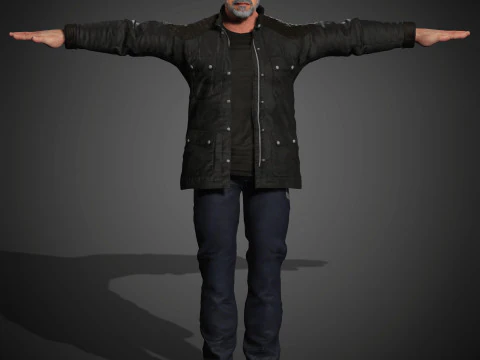 Terminator Character 3D Model